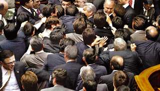 Republicans race to disgrace Kerry on Capitol Hill.